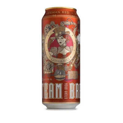 Cerveza STEAM BREW german red (500 ml)
