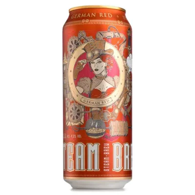 Cerveza Steam Brew German Red Lata 500ml