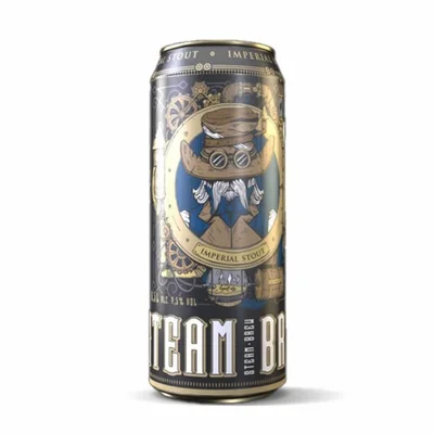 Cerveza STEAM BREW imperial stout (500 ml)