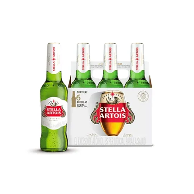 Cerveza Stella Artois X6 300 ml