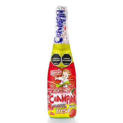 Champaña VINCORTE infantil color rojo fresa Otra Cepa (750 ml)