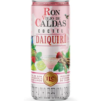Coctel Daiquiri FresaLimón VIEJO DE CALDAS Coctel Daiquiri FresaLimón (296 ml)