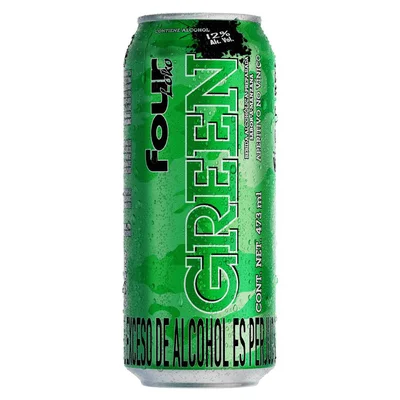 Coctel FOUR LOKO green apple (473 ml)