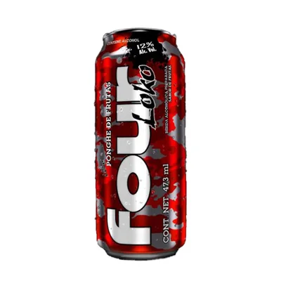 Cóctel Four Loko Ponche de frutas lata x473ml