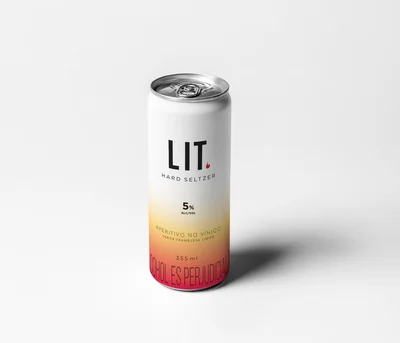 Coctel LIT alcoholica frambuesa (355 ml)