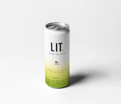 Coctel LIT alcoholica manzana kiwi (355 ml)