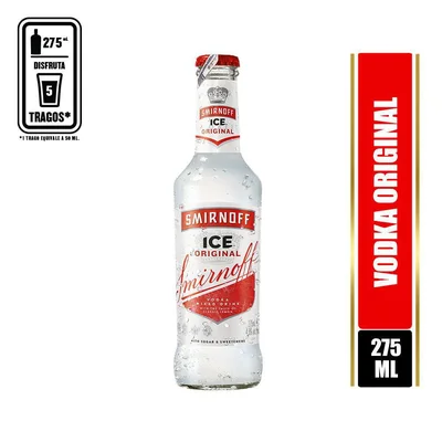 Coctel SMIRNOFF ice original botella (275 ml)
