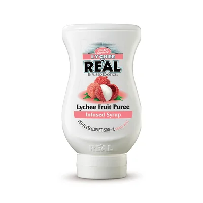 Crema de Lychee Real 16.9 Onz