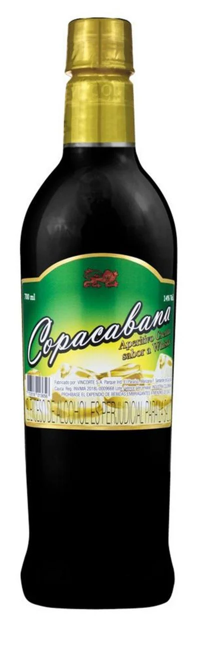 Crema de whisky VINCORTE Copacabana aperitivo (700 ml)