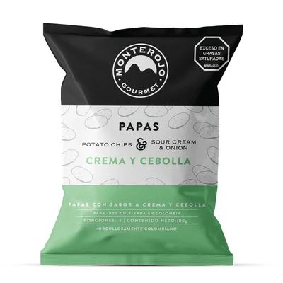 Papas Monterojo Crema y Cebolla