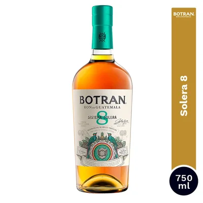 Ron Botran Añejo 8 Solera Botella x750ml