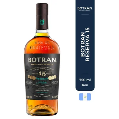 Ron BOTRAN solera 15 años (750 ml)
