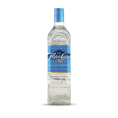 Ron Flor de Caña Blanco 4 Años Reserva 750 ml