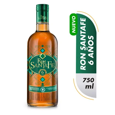 Ron SANTA FE añejo 6 años botella (750 ml)
