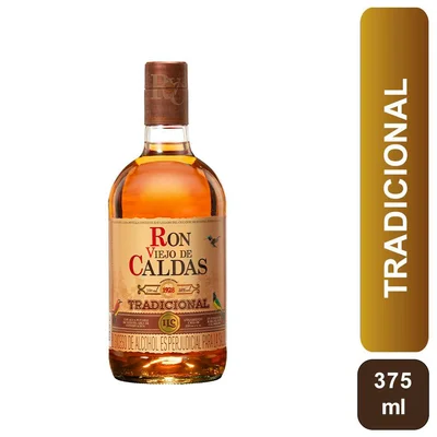 Ron VIEJO DE CALDAS tradicional media (375 ml)