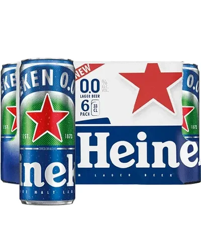 Six Pack Cerveza Heineken Lata 0.0 x 250ml