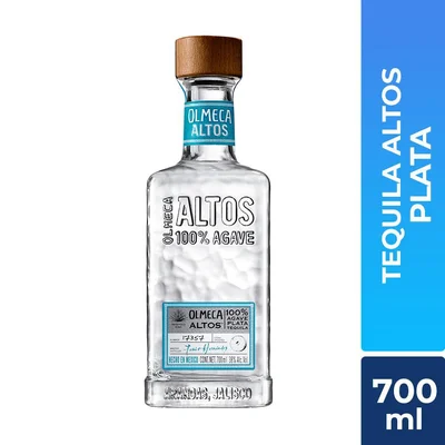 Tequila Blanco OLMECA plata 100% agave (700 ml)