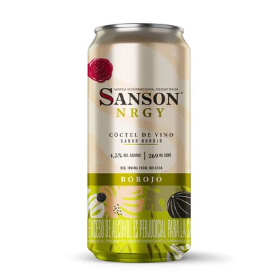 Vino Aperitivo Sanson Coctel Nrgy Borojo 269ml