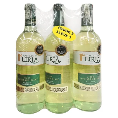 Vino Blanco Castillo de Liria Pg2 Ll3 750ml C/U