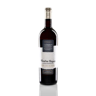 Vino blanco CUATRO RAYAS MARCA EXCLUSIVA gran vino de rueda Verdejo (750 ml)