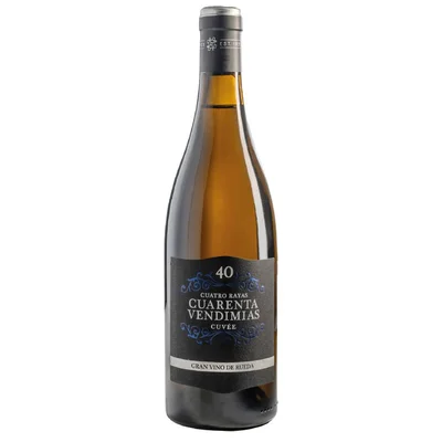 Vino blanco CUATRO RAYAS MARCA EXCLUSIVA vendimias Verdejo (750 ml)