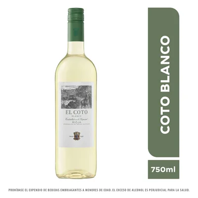Vino blanco EL COTO crianza (750 ml)
