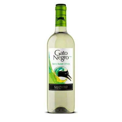 Vino Blanco Gato Negro Semi Sweet Varietal 750 ml