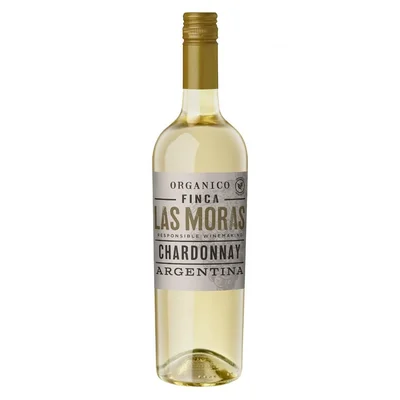 Vino Blanco Las Moras Orgánico Chardonnay 750 ml