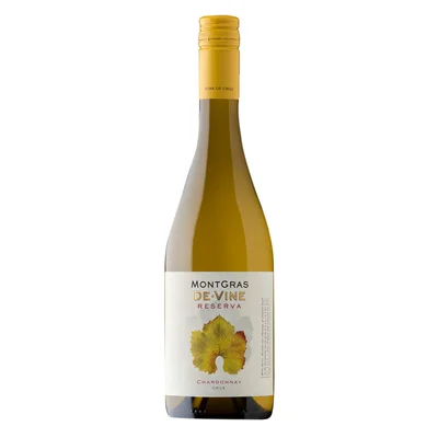 Vino Blanco Montgras Chardonnay de-Vine Rva.750ml