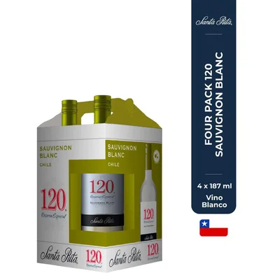 Vino blanco SANTA RITA 120 pack Sauvignon (748 ml)