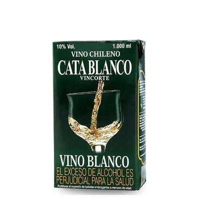 Vino blanco VINCORTE chileno (1000 ml)