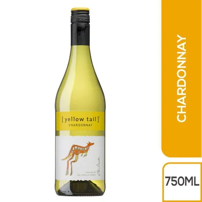 Vino Blanco Yellow Tail Chardonnay 750 ml