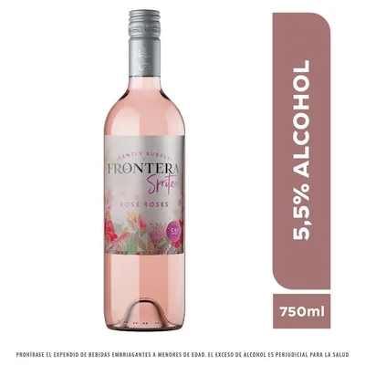 Vino espumoso FRONTERA rosé Syrah (750 ml)