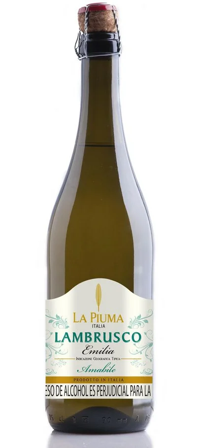 Vino espumoso LA PIUMA MARCA EXCLUSIVA espumoso Lambrusco (750 ml)