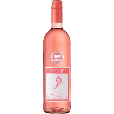 Vino rosado BAREFOOT moscato Moscato (750 ml)