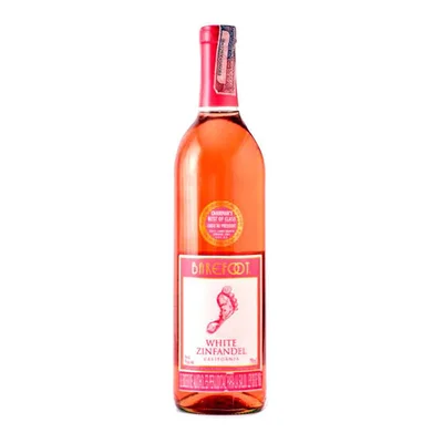 Vino rosado BAREFOOT white zinfandel Zinfandel (750 ml)