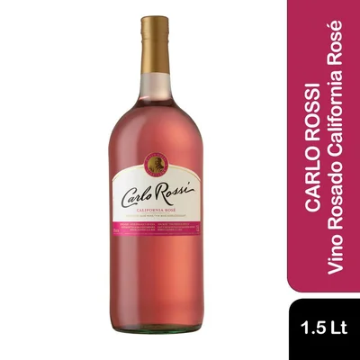 Vino rosado CARLO ROSSI suave afrutado Blended (1500 ml)