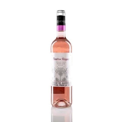 Vino rosado CUATRO RAYAS MARCA EXCLUSIVA orgánico Verdejo (750 ml)