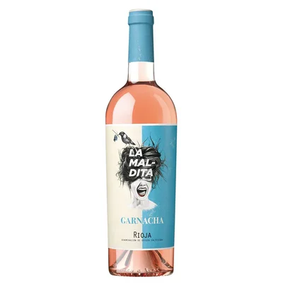 Vino rosado LA MALDITA rioja Garnacha (750 ml)