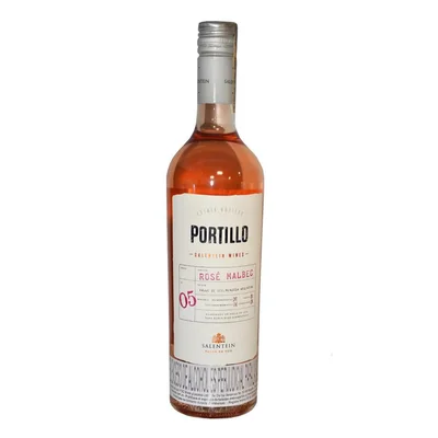 Vino rosado PORTILLO malbec Malbec (750 ml)