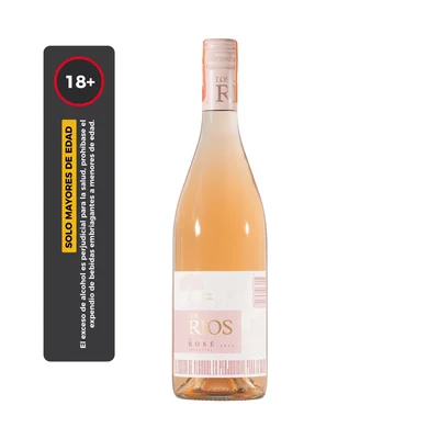 Vino Rosé los Rios 750 Ml