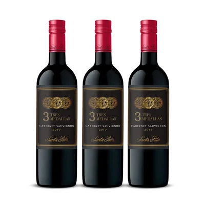 Vino Santa Rita 3 Med. Cab.Sauvig Pg2Lev3750mlc-U