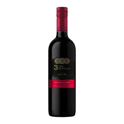Vino Santa Rita Tres Medallas Cab.Sauvig.Bot750ml