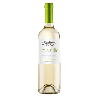 Vino sauvignon blanco Santiago 1541 botella x750ml