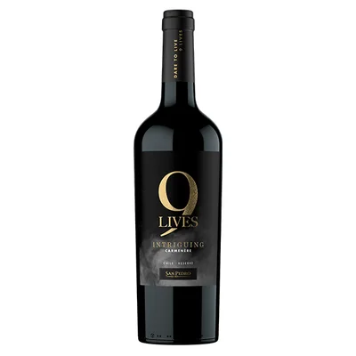 Vino Tinto 9 Lives Reserva Carmenére 750 ml