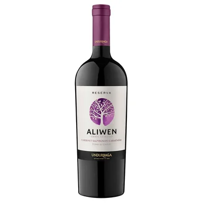 Vino tinto ALIWEN cabernet & carmenere Cabernet Sauvignon (750 ml)