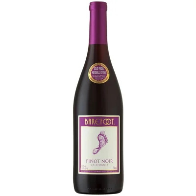 Vino tinto BAREFOOT pinot noir Pinot Noi (750 ml)