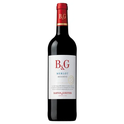 Vino tinto BARTONGUESTIER merlot reserva Merlot (750 ml)
