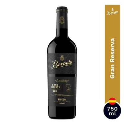 Vino tinto BERONIA gran reserva Tempranil (750 ml)