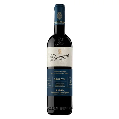 Vino Tinto Beronia Rioja Reserva Bot.750ml